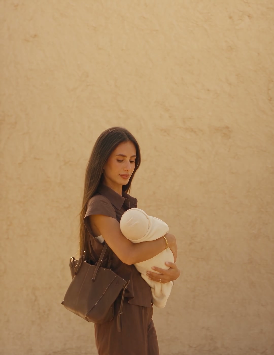 A HIA campaign scene of a woman with clothing
